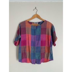 Vintage button down top